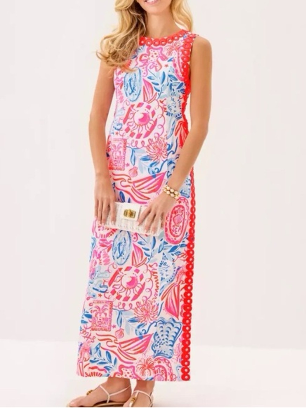 NWT Lilly Pulitzer Sadie Maxi Romper Size 2 - Picture 2 of 6